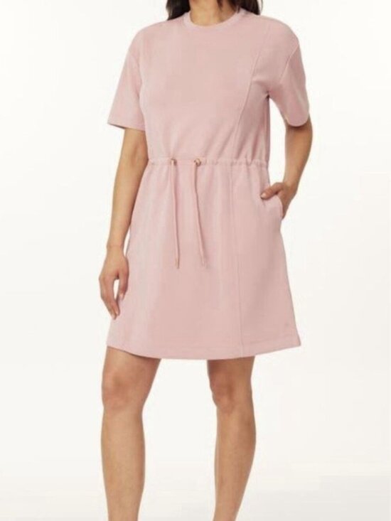 Scotch & Soda Dresses & Skirts - Scotch & Soda Women’s Drawstring T-Shirt Dress in Dusty Rose Size XL NWT